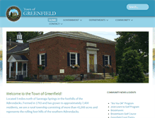 Tablet Screenshot of greenfieldny.org